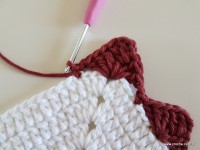 Tapete retangular com flor cravo (158)