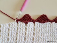 Tapete retangular com flor cravo (163)