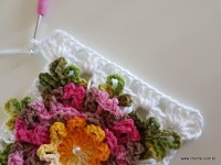 Tapete retangular com flor cravo (23)