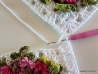 Tapete retangular com flor cravo (43)
