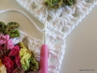 Tapete retangular com flor cravo (45)