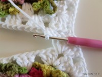 Tapete retangular com flor cravo (49)