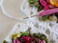 Tapete retangular com flor cravo (52)