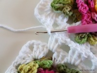 Tapete retangular com flor cravo (53)