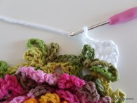 Tapete retangular com flor cravo (6)
