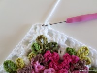 Tapete retangular com flor cravo (64)