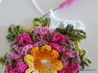 Tapete retangular com flor cravo (8)