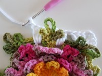 Tapete retangular com flor cravo (9)