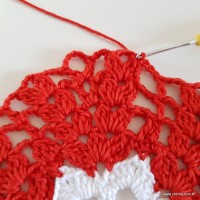 Centro de mesa com flor de pêsego (102)