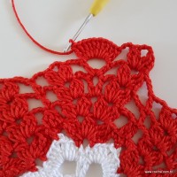 Centro de mesa com flor de pêsego (106)