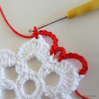 Centro de mesa com flor de pêsego (11)