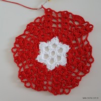 Centro de mesa com flor de pêsego (112)