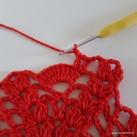 Centro de mesa com flor de pêsego (117)