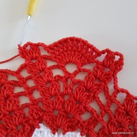 Centro de mesa com flor de pêsego (119)