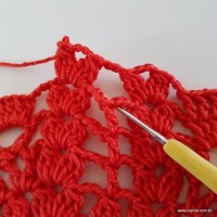 Centro de mesa com flor de pêsego (123)