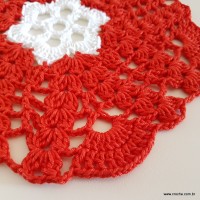 Centro de mesa com flor de pêsego (128)