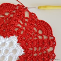 Centro de mesa com flor de pêsego (129)