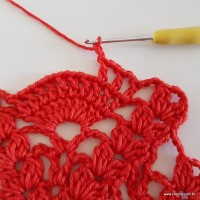 Centro de mesa com flor de pêsego (131)