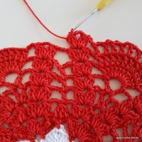 Centro de mesa com flor de pêsego (134)