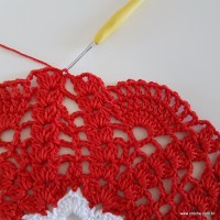 Centro de mesa com flor de pêsego (139)