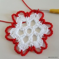 Centro de mesa com flor de pêsego (14)