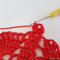 Centro de mesa com flor de pêsego (140)