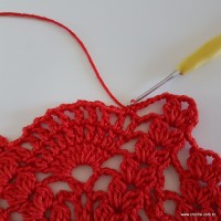 Centro de mesa com flor de pêsego (142)