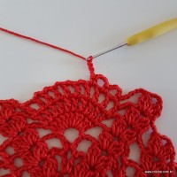 Centro de mesa com flor de pêsego (146)