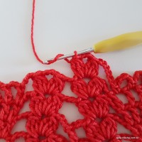 Centro de mesa com flor de pêsego (150)