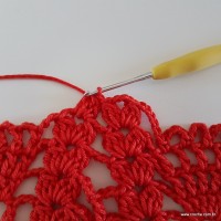 Centro de mesa com flor de pêsego (151)