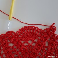 Centro de mesa com flor de pêsego (156)