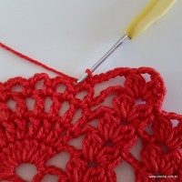 Centro de mesa com flor de pêsego (158)