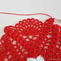 Centro de mesa com flor de pêsego (163)