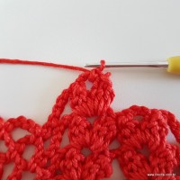 Centro de mesa com flor de pêsego (164)