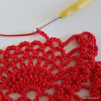 Centro de mesa com flor de pêsego (167)