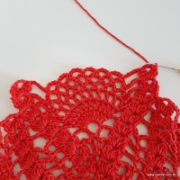 Centro de mesa com flor de pêsego (173)