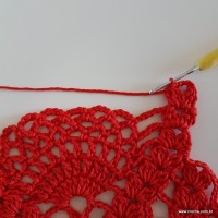 Centro de mesa com flor de pêsego (174)