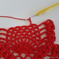 Centro de mesa com flor de pêsego (178)