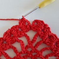 Centro de mesa com flor de pêsego (182)