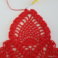 Centro de mesa com flor de pêsego (183)