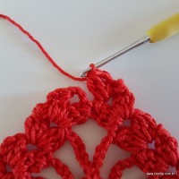 Centro de mesa com flor de pêsego (184)