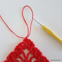 Centro de mesa com flor de pêsego (187)