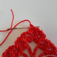 Centro de mesa com flor de pêsego (188)