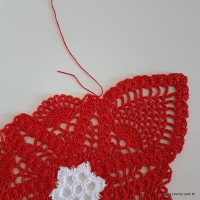 Centro de mesa com flor de pêsego (191)