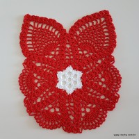 Centro de mesa com flor de pêsego (199)