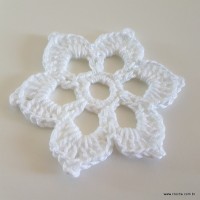 Centro de mesa com flor de pêsego (2)