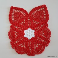 Centro de mesa com flor de pêsego (200)