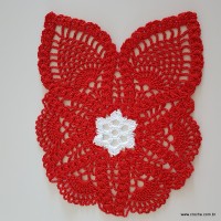 Centro de mesa com flor de pêsego (201)