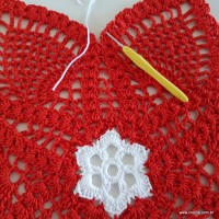 Centro de mesa com flor de pêsego (208)