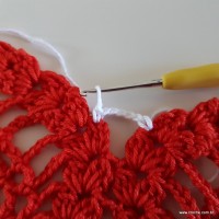 Centro de mesa com flor de pêsego (214)